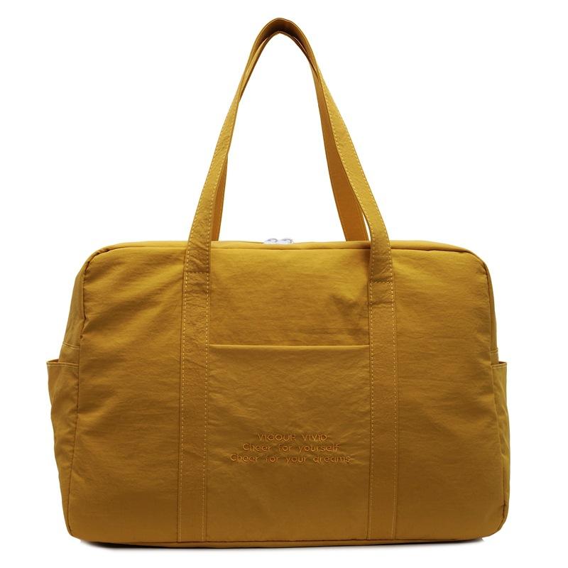 New cloth bag lightweight large-capacity leisure bag travel bag shopping bag zipper shoulder bag tote bag