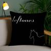 Band D-Deftones Pillow Case Sofa Short Plush Double-sided HD Printing Room Home Office Gift Cushion Cover