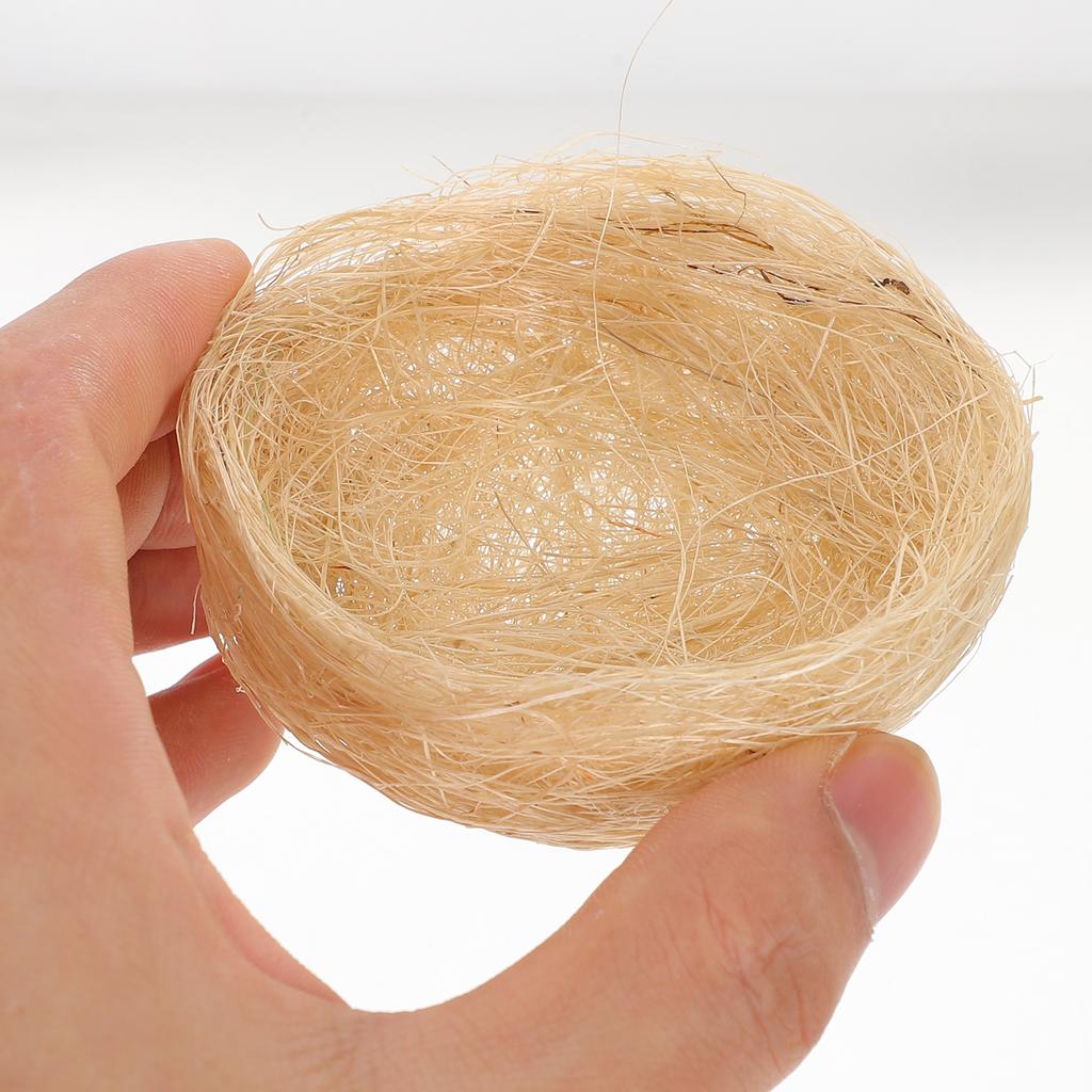 10 Pcs Handmade Artificial Bird Nest Faux Nesting Box For Decoration Wedding Easter Party Photography Props Micro Landscape deco