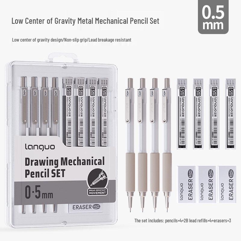 Blue Fruit Professional Drafting Mechanical Pencil, 0.3/0.5/0.7mm, 2B HB for Sketching & Students