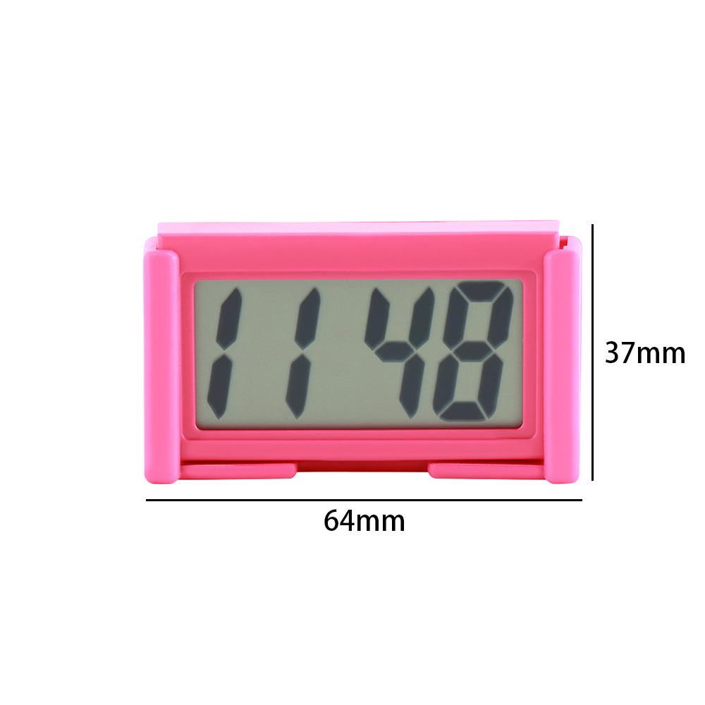 Portable Electronic LCD Screen Digital Clock Calendar Table Clock Mini