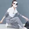 Fall Clothing for Slimming and Reducing Age Appearance, Fashionable and Eye-catching Hoodie Set of Two Pieces, Casual and Sportswear Outfit for Women