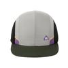 Sunscreen sunshade retro function wind flat brim baseball cap outdoor hiking color matching parent-child baseball cap