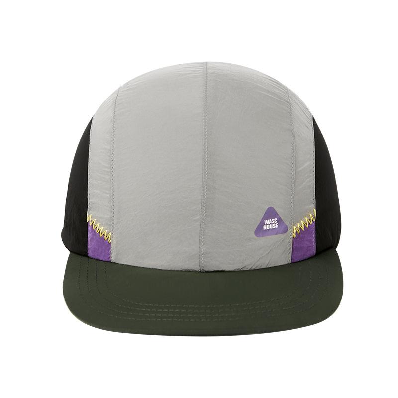 Sunscreen sunshade retro function wind flat brim baseball cap outdoor hiking color matching parent-child baseball cap