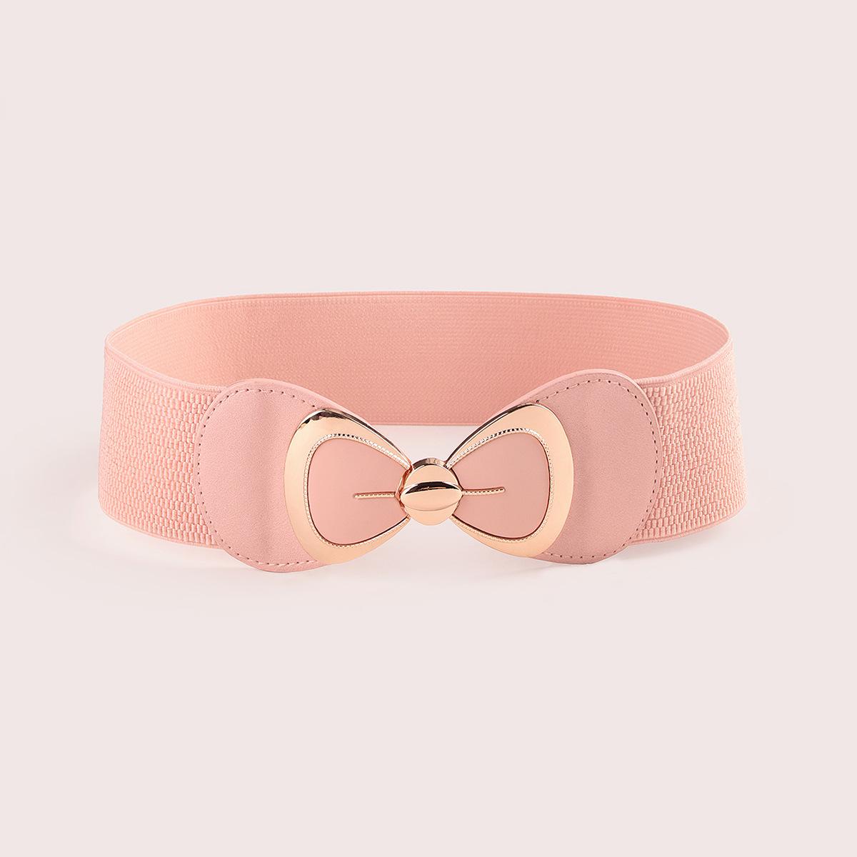 

Весенняя мода, платье-рубашка для женщин, с поясом для通勤, бант, приталенная талия, эластичный пояс, пояс-корсет 100cm