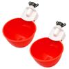 5/10/20Sets Chicken Water Drinker Bowl Automatic Poultry Duck Drinking Bowl With Screws Poultry Farm Animal Watering Supplies