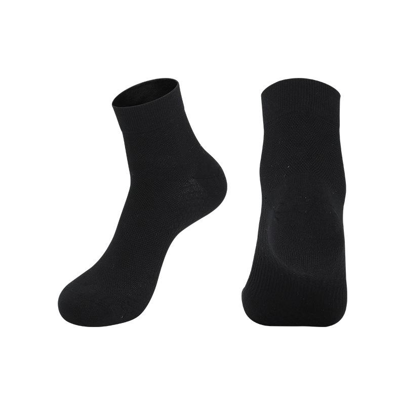 2026 Pure Cotton Socks Antibacterial Deodorant Socks Summer Men's and Women's Medium Tube Breathable Deodorant Solid Color Casual Cotton Socks