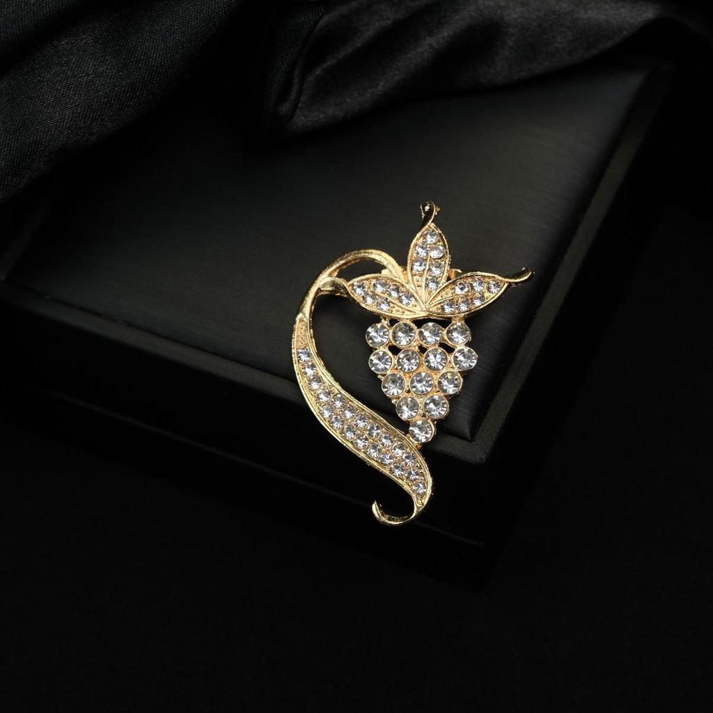Gold & Diamond Vintage Butterfly Brooch - Versatile Women's Pin Jewelry