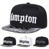 New Flat Edge Hat Compton Cashew Flower Street Hip Hop Hat Daily Leisure Decoration Sunshade Hat Baseball Hat