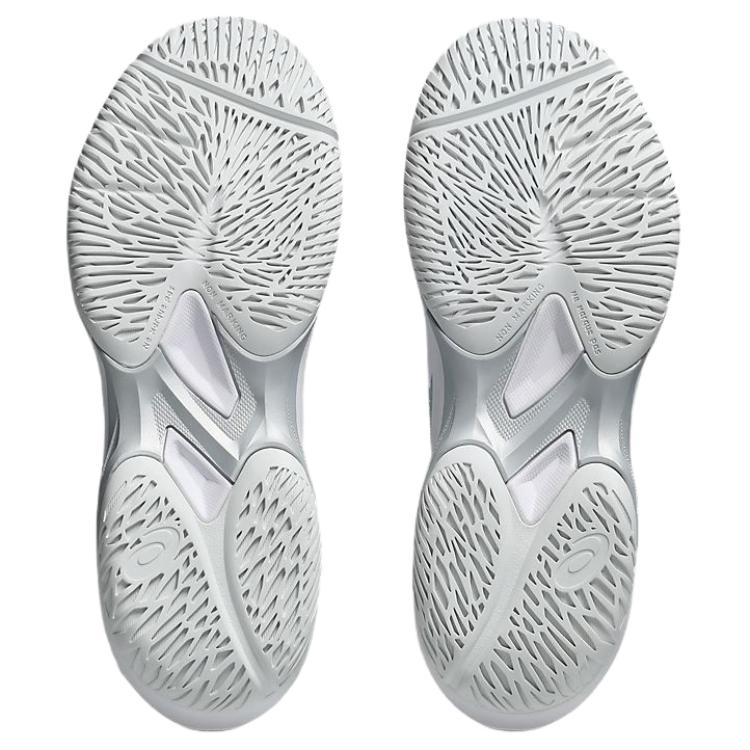 ASICS COURT HUNTER FF Lightweight Badminton Shoes Women's White Silver Sneakers 1072A112-102