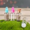 5/10pcs Small Drift Bottle Glass Jars Decoration DIY Containers Mini  Message Vials Ornament Cork Stopper Rainbow Wishing Bottle