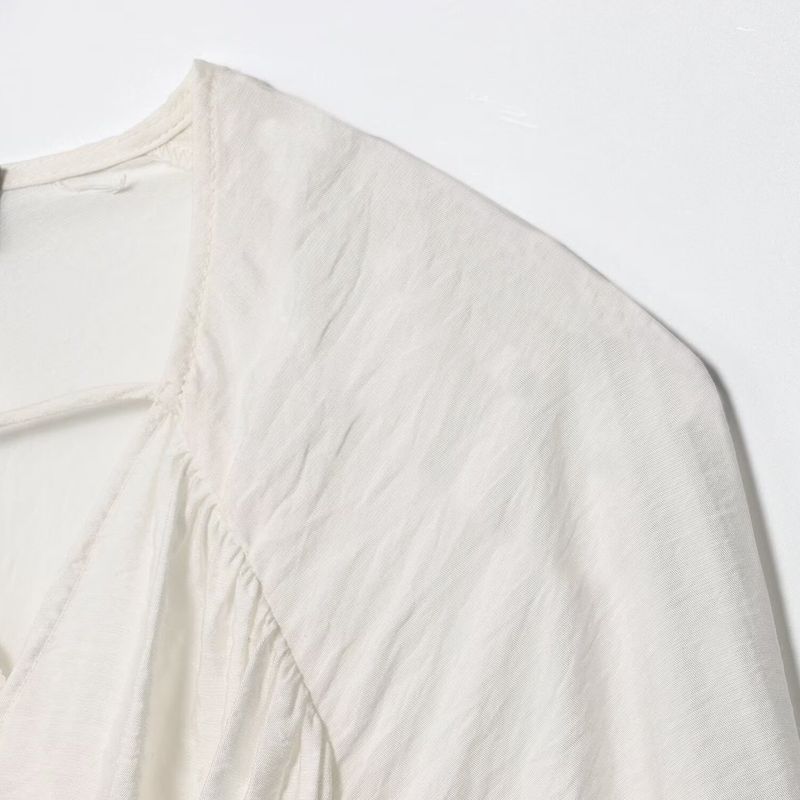 Kaslead New Women Clothes Western Style Versitile Fashion Loose Women Clothes Pleat Shirts 1300636