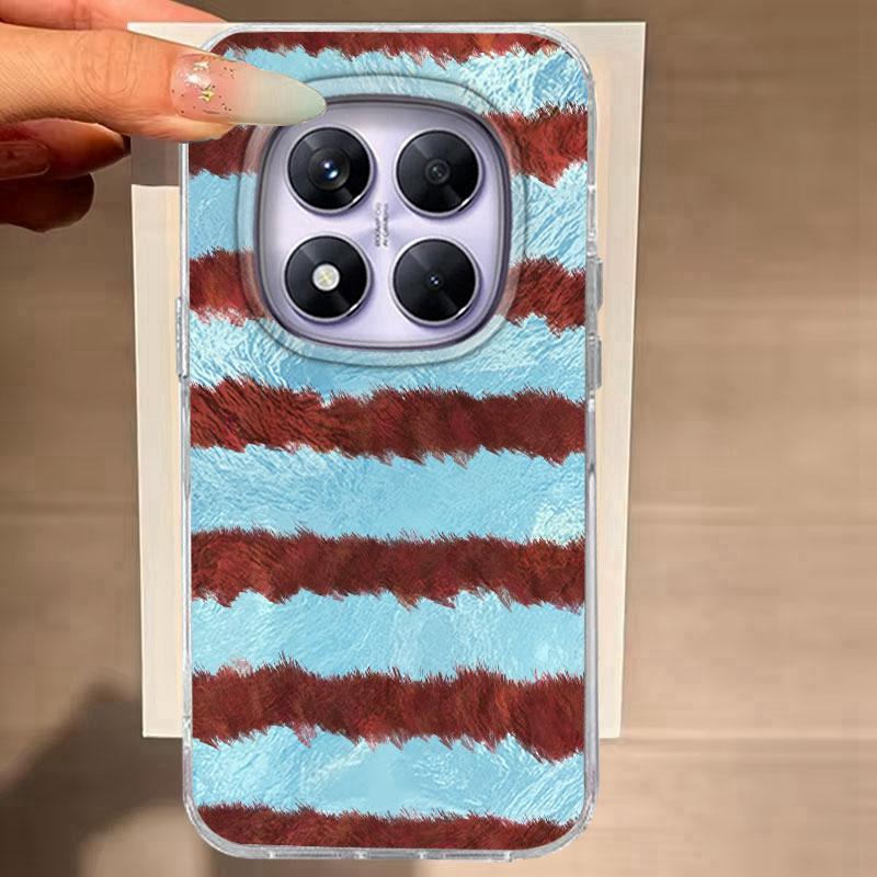 

Чехол для Redmi Note 14 Pro Plus 13 Pro 14S 14C 13C A3 Xiaomi 14T 13T Pro 5G Чехол для телефона Леопардовый принт Сшивание Для Redmi A5 Сумка Redmi A3-A3X белый