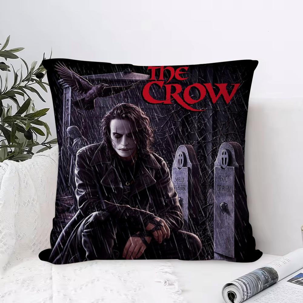 Poszewka na poduszkę filmową T-The C-Crow Niezwykle miękka, przyjazna dla skóry tkanina Komfort jak na chmurce i ukryty zamek błyskawiczny