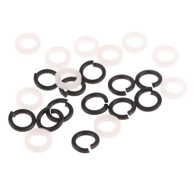 24 Adet/Set Gitarlar Akort Burgusu Makine Başlıkları Conta Rondelaları Akort Burgusu Ara Parçası Enstrüman Aksesuarları Elektrikli Gitar İçin