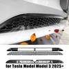 For Tesla Model 3 Highland 2024-2026 Lower Bumper Anti Insect Net Anti Dust Proof Inner Vent Grille Cover Car Insect-proof Net