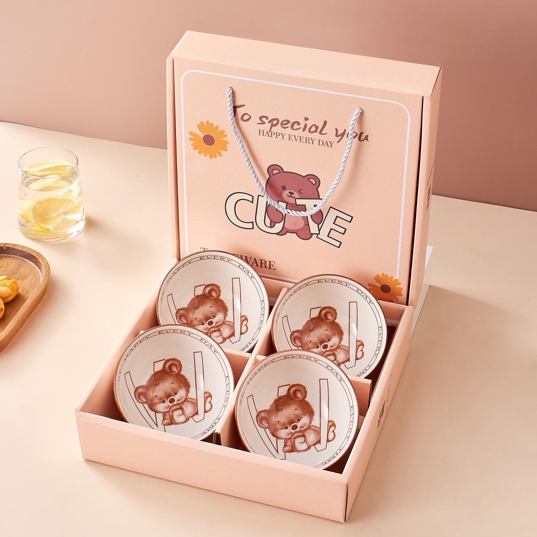 

Longnian керамическая посуда, чаша, палочки для еды, костюм, набор чаш, подарок на открытие мероприятия, небольшой подарок, партия, набор посуды, костюм