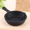{MAX-66} 2 Pcs Doll House Accessories 1:12 Dollhouse Miniature Kitchen Utensil Pan