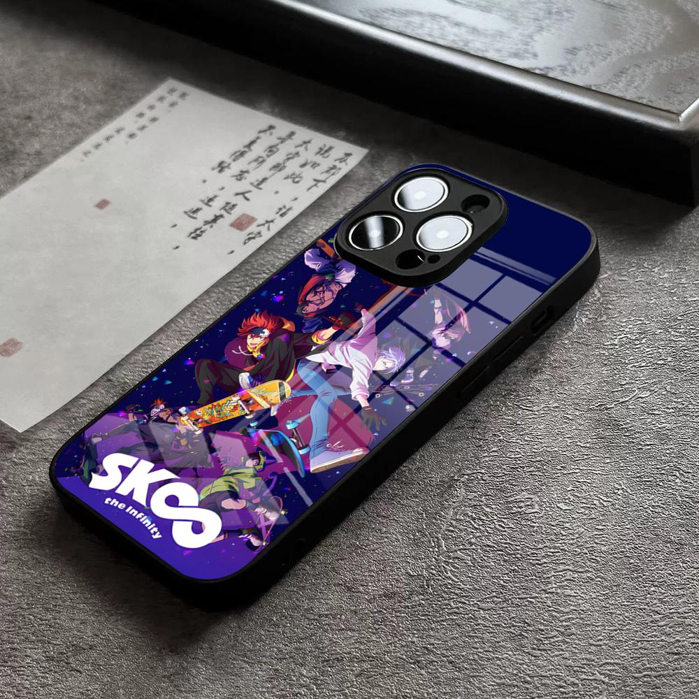 Boy S-Sk8 The Infinity Anime Phone Case For IPhone 17 16 Pro Max 15 Plus 14 Pro 12 11 13 Mini X XR XS Max SE Glass Cover
