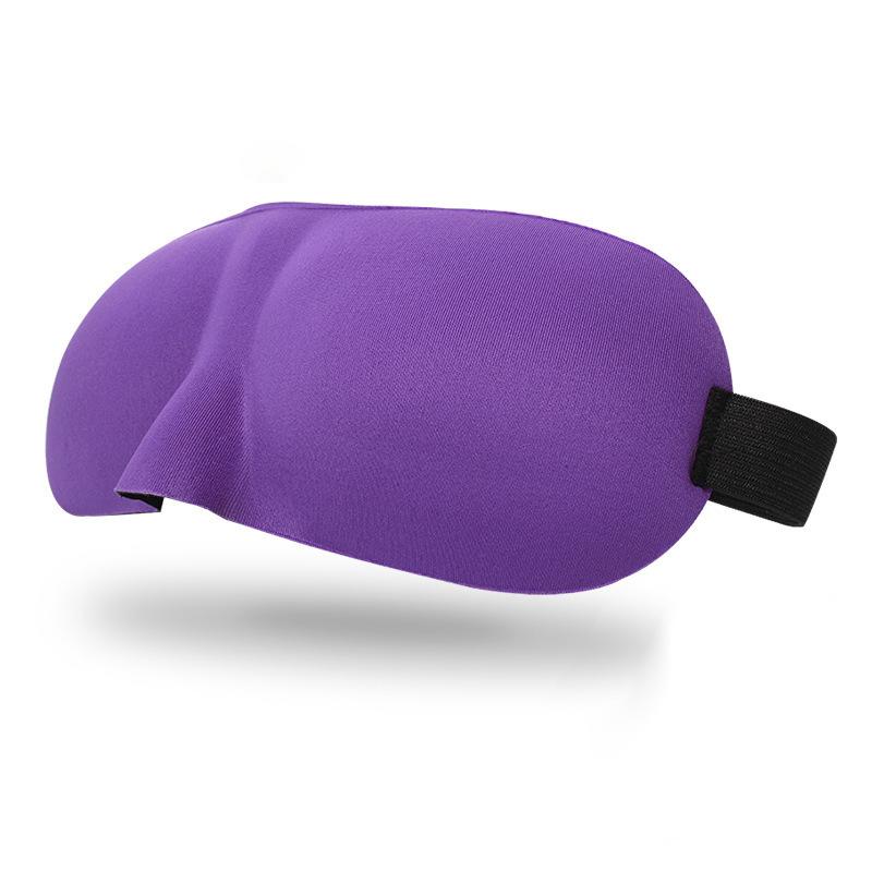 

3D Маска для сна Повязка на глаза Блокировка света Мягкая с подкладкой Сон Отдых Релаксация Помощь Покрытие Патч Повязка на глаза Защита для лица Защита для глаз Патчи для глаз фиолетовый