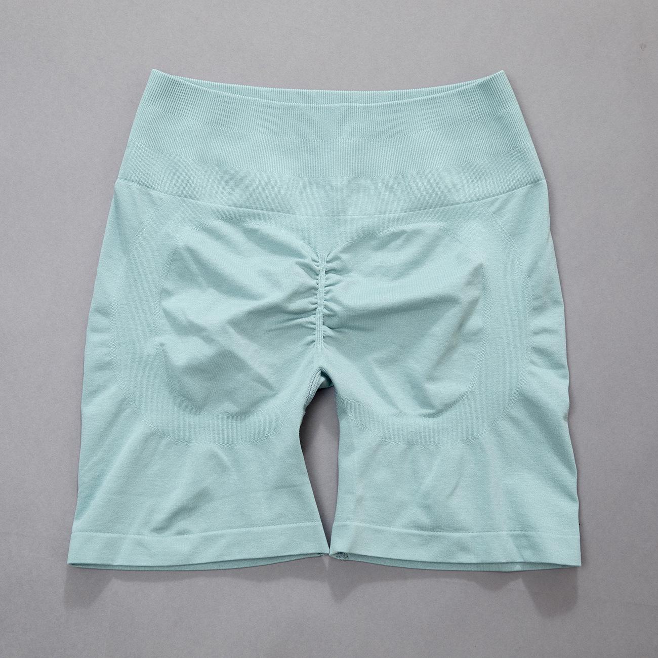 

Летний бесшовный европейский и американский женский набор для йоги: Спортивный бюстгальтер и шорты с эффектом лифтинга бедер Large