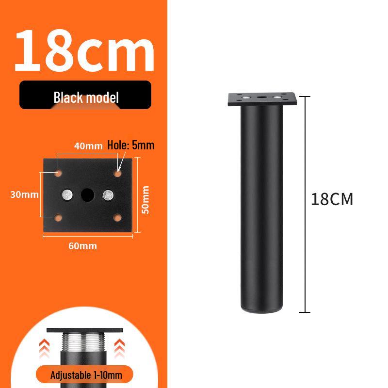 Adjustable Aluminum Alloy Cabinet & Furniture Support Legs