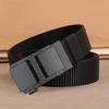 Men's Belt New Automatic Buckle Durable Nylon Tactical Braided Belt Middle Aged and Young Outdoor Trouser Belt Belt Men