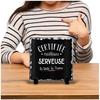 Certified Best Waitress Frame In All of France Black | Office Idea Gift Work Colleague