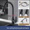 TLXT Stainless Steel Pull-Out Kitchen Faucet