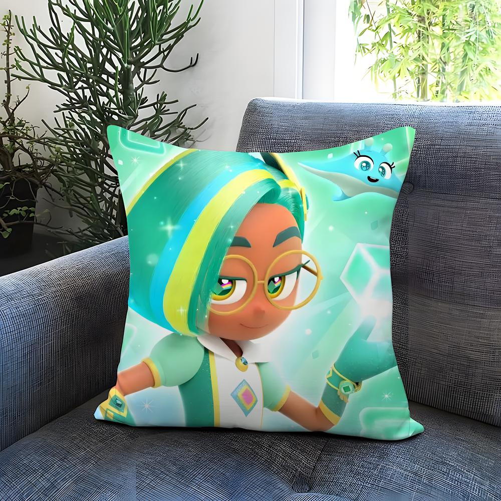 Popular R-RRainbow Bubblegem Cushion Cover Comfortable Reversible Pillow Cover Ideal for Car Sofa Bedroom & Beyond