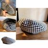 Stylish Houndstooth Beret For Women Chic Spring Summer Designer Hat