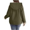 Dames Losse Lange Mouw, Modieus, Plus-size Warm Vest Jas Top