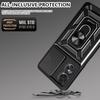 Anti-drop Phone Case For Oppo A17 4G,Ring Kickstand Mobile Phone Case with Slide Camera Lens Cover