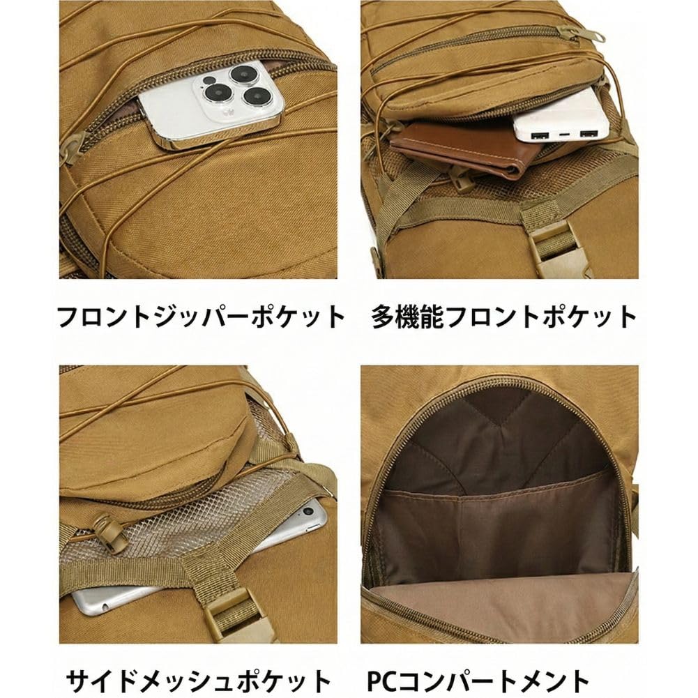 [Tiny Room] Tactical Backpack, Mini Backpack, Waterproof, Lightweight, Small Backpack for Outdoor Activities, Cycling, Hiking, and Portable Bag