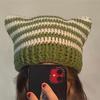 Fashion Women Beanie Hat Lovely Girls Devil Ear Knit Hats Photography Headwear
