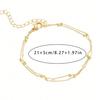 Multi-Layer 1Mm Bead Chain Anklet, Women'S Anklet Bracelet, Fashionable Anklet Jewelry
