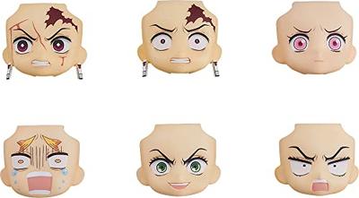 Nendoroid More Demon Slayer: Kimetsu No Yaiba Swap Faces Demon Slayer: Kimetsu No Yaiba 01 Non-Scale Plastic Painted Trading Figures Box of 6