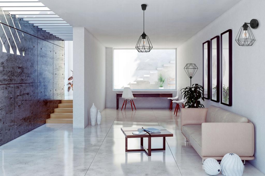 ELEGANT RETRO WALL LAMP WIRE BLACK LOFT