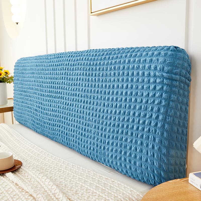 

Жаккардовый чехол на изголовье из пузырчатой ткани, мягкий эластичный чехол на изголовье кровати, всесторонний защитный чехол для прикроватной тумбочки, накидки, спальня L120cmxH50-60cm S