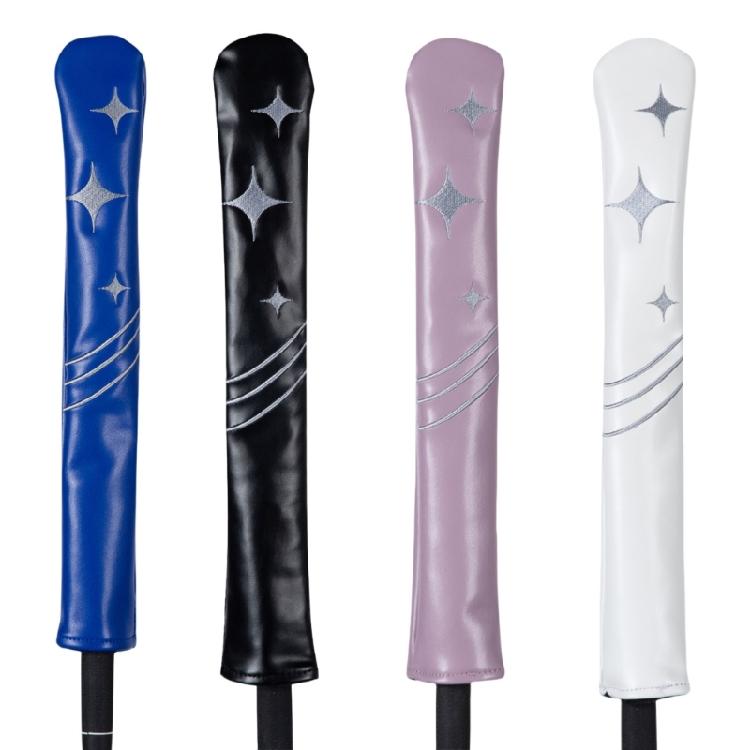 Golf Alignment Stick Cover Case Holder Star Pattern Alignment Stick Headcover PU Leather Club Protector Golf Accessory