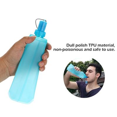 Пляшка для води TPU Складна м'яка пляшка для води Спорт на відкритому повітрі Пляшка для води Складана 250/500 мл Сумка для води Біг Кемпінг Похід