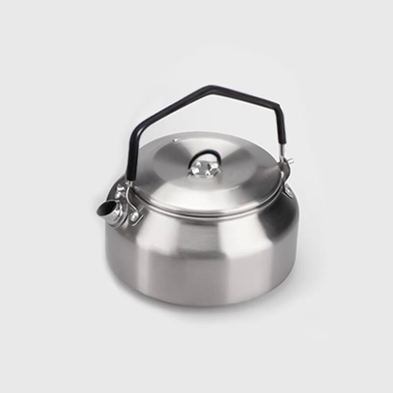 Retro Stainless Steel Camping Kettle 1L