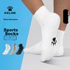 KELME Sport Socken (3 Paare), Sommerliche Schweißabsorbierende Kniehohe Basketballsocken, Badminton Laufen Geruchshemmend Atmungsaktiv Freizeit Socken