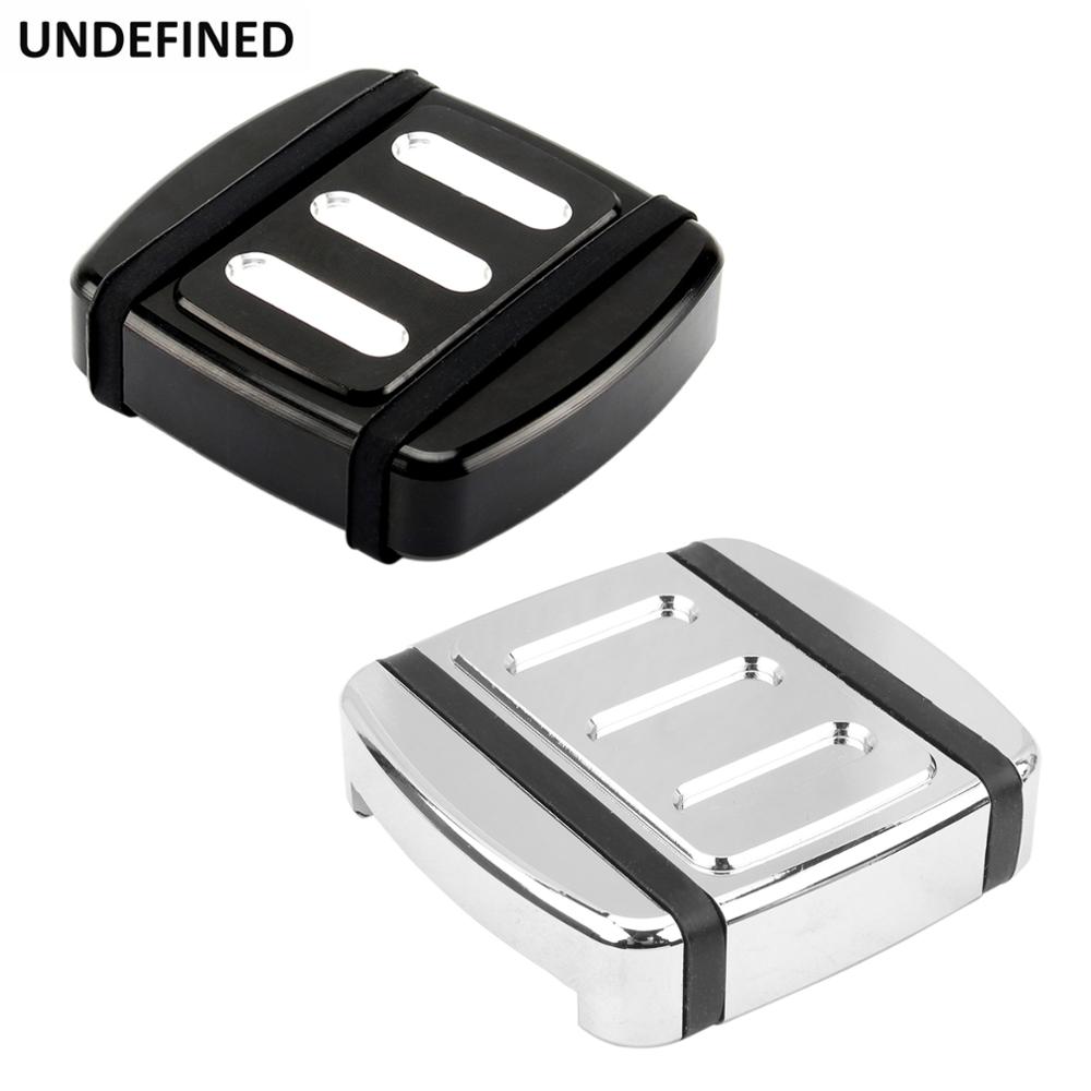 Motorcycle Brake Pedal Cover CNC Black Clutch Brake Pedal Pad For Harley Softail Breakout FX Dyna Street Bob 93-2017 XG500 XG750
