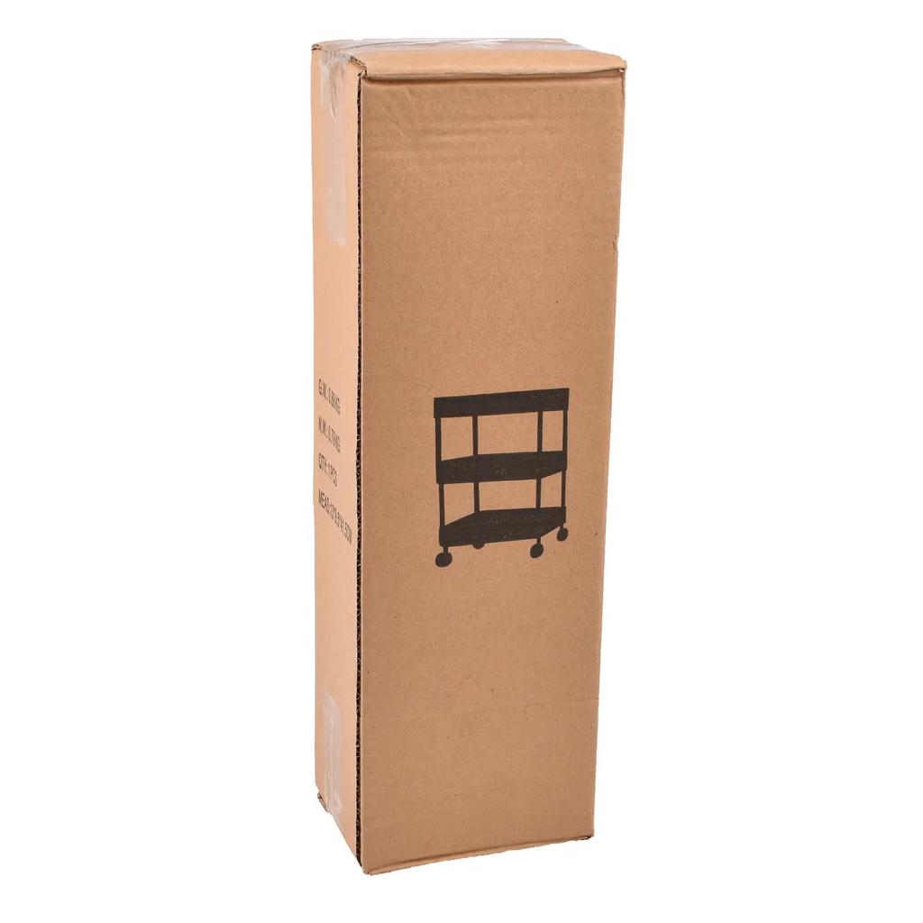 Regal Supretto mit 3 Böden auf Rollen (8359)