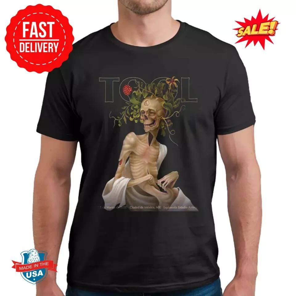 

Mexico City 2025 Tool-Inspired Tour Tee Explanada Azteca Fan Shirt Unisex T-Shirt XXXL