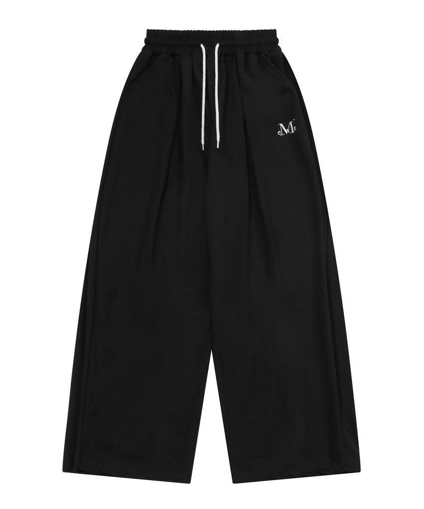 MUCENT Signature 4 Pintuck Wide Sweatpants (2 Colors)
