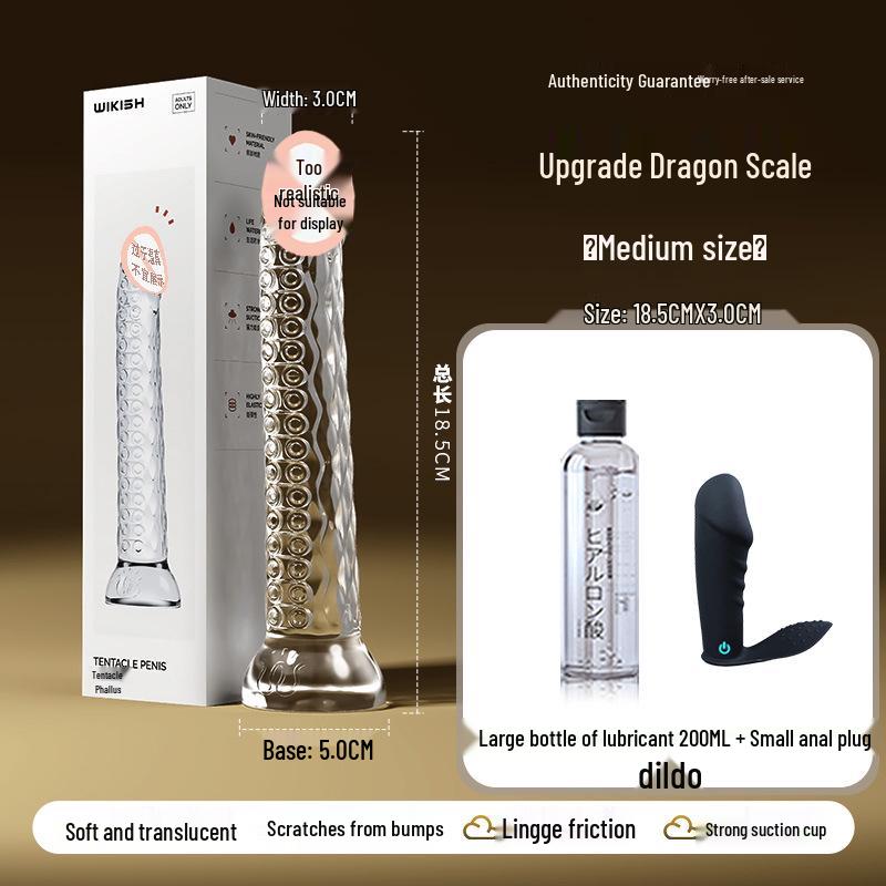 Deba Transparent Tentacle Crystal Anal Plug - Female Masturbator Adult Toy