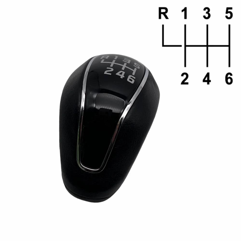 Gear Shift Knob Lever Stick Shifter Leather Knob 6 Speed For Kia Forte Cerato K3 Ceed Hyundai Creta IX25 2012-2016 Auto Parts