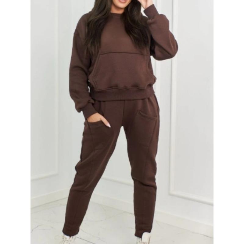 

Модный женский костюм из двух частей на молнии, толстовка и широкие спортивные штаны, повседневный костюм XXL